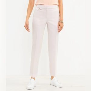 Petite Button Pocket Slim Pants in Houndstooth